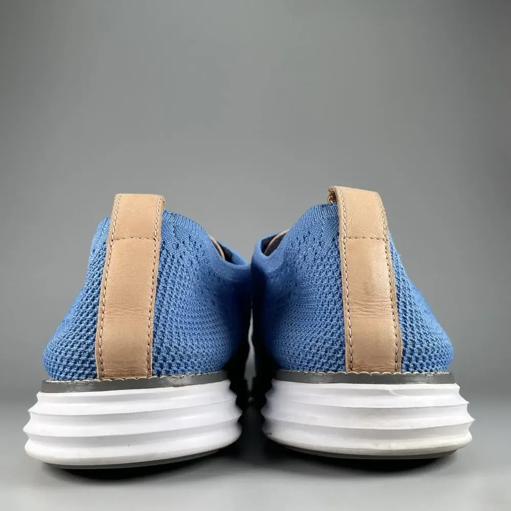 Cole Haan OriginalGrand Men's Size 14 M Blue Knit Casual Dress Sneakers Shoe GUC